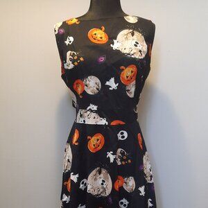 Black Halloween Dress, Halloween Pattern from iHot, size L
